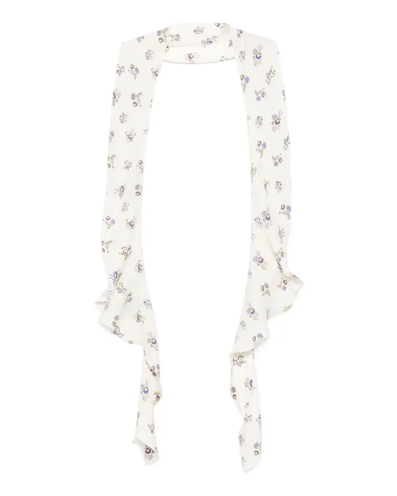 Dorothee Schumacher Schal mit Blumen-Print - Nude Nude