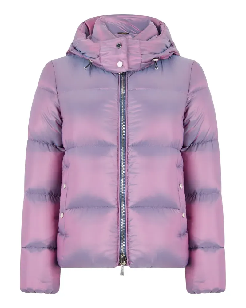 MOORER Marylin-Rgl quilted-hooded jacket - Rosa Rosa