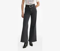 Ribcage Bell Schlagjeans - Schwarz