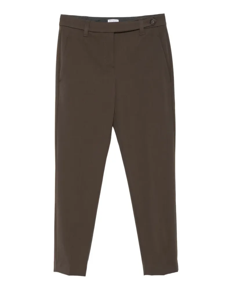 Brunello Cucinelli Hose mit Gürtelschlaufen - Braun Braun