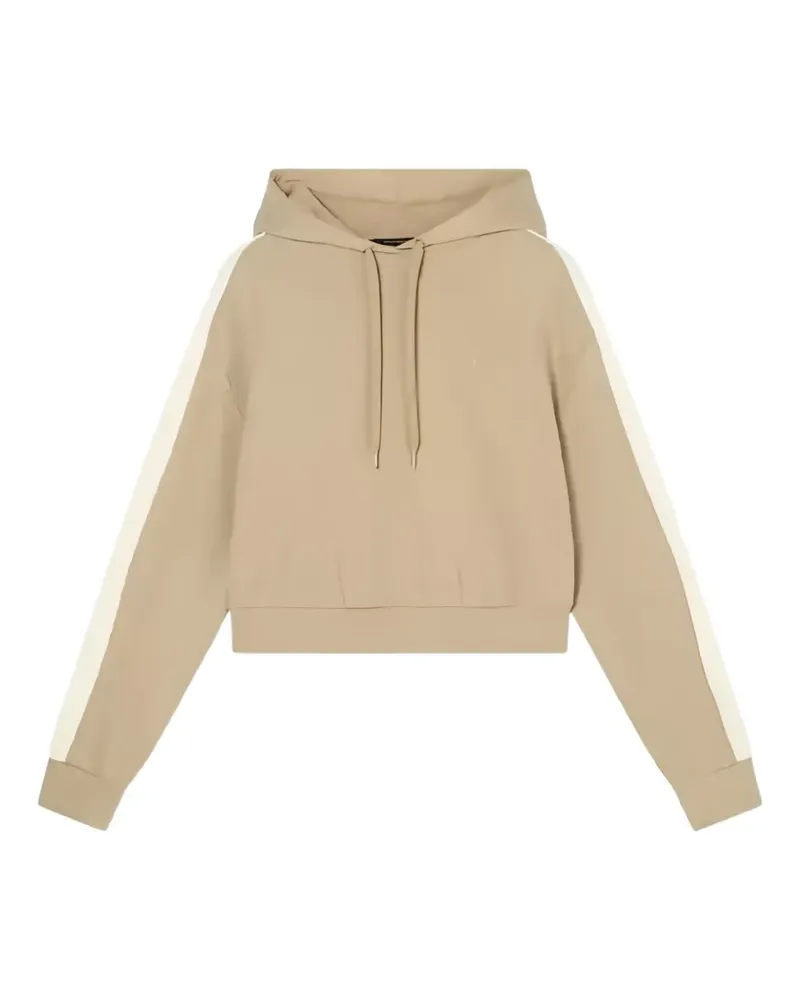 Armani Exchange side-stripe drawstring hoodie - Nude Nude