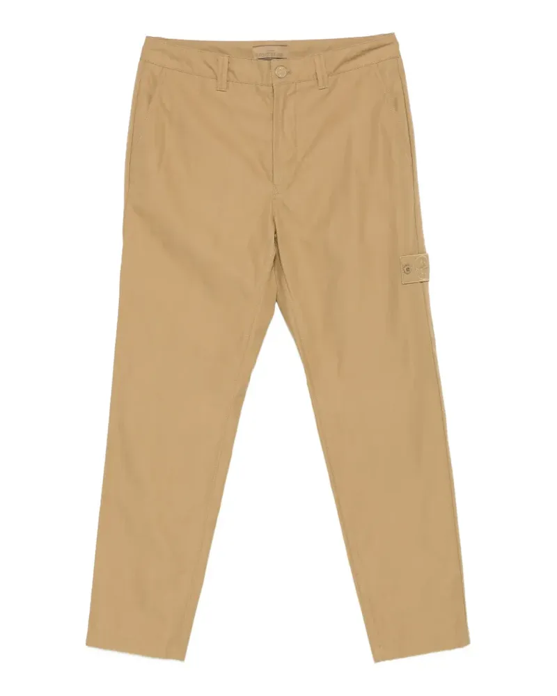 Stone Island Chino mit Logo-Patch - Nude Nude