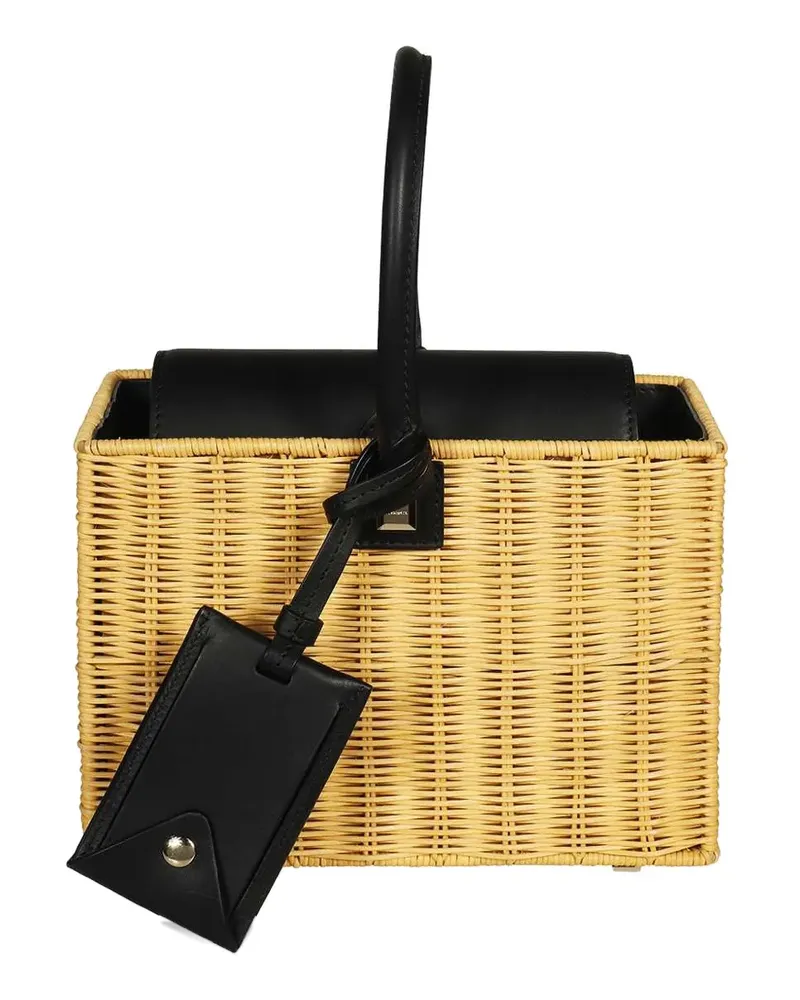 Max Mara Cestoswicker Tote Bag - Braun Braun
