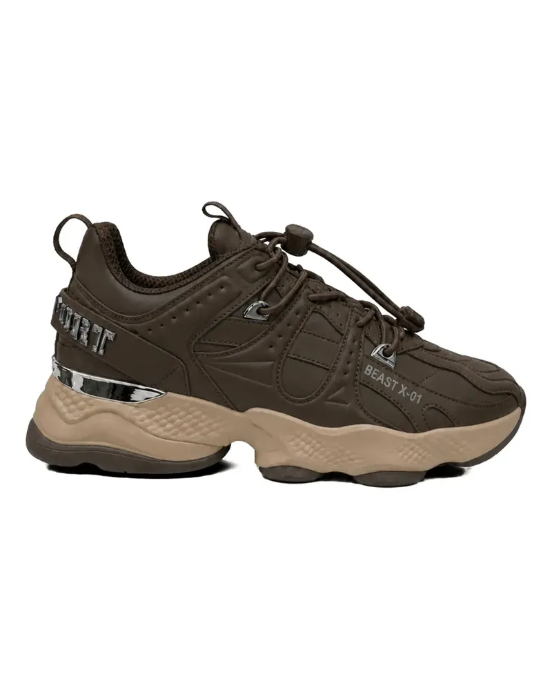 Philipp Plein Runner Beast X-01 Sneakers - Braun Braun