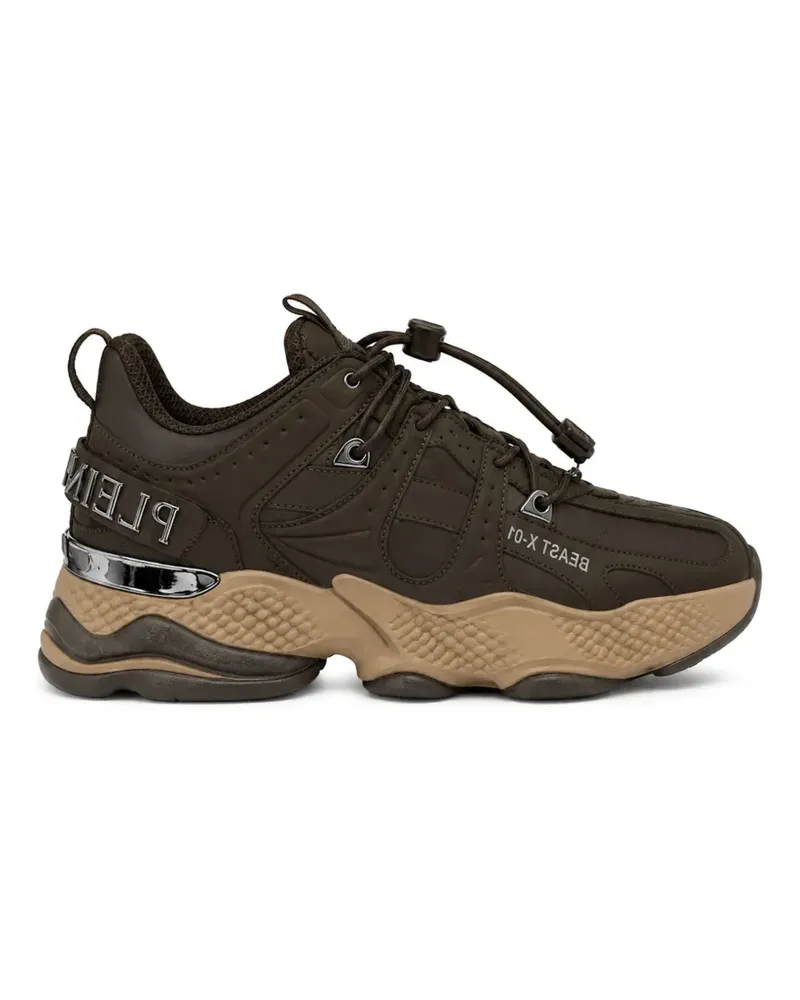 Philipp Plein Runner Beast X-01 Sneakers - Braun Braun