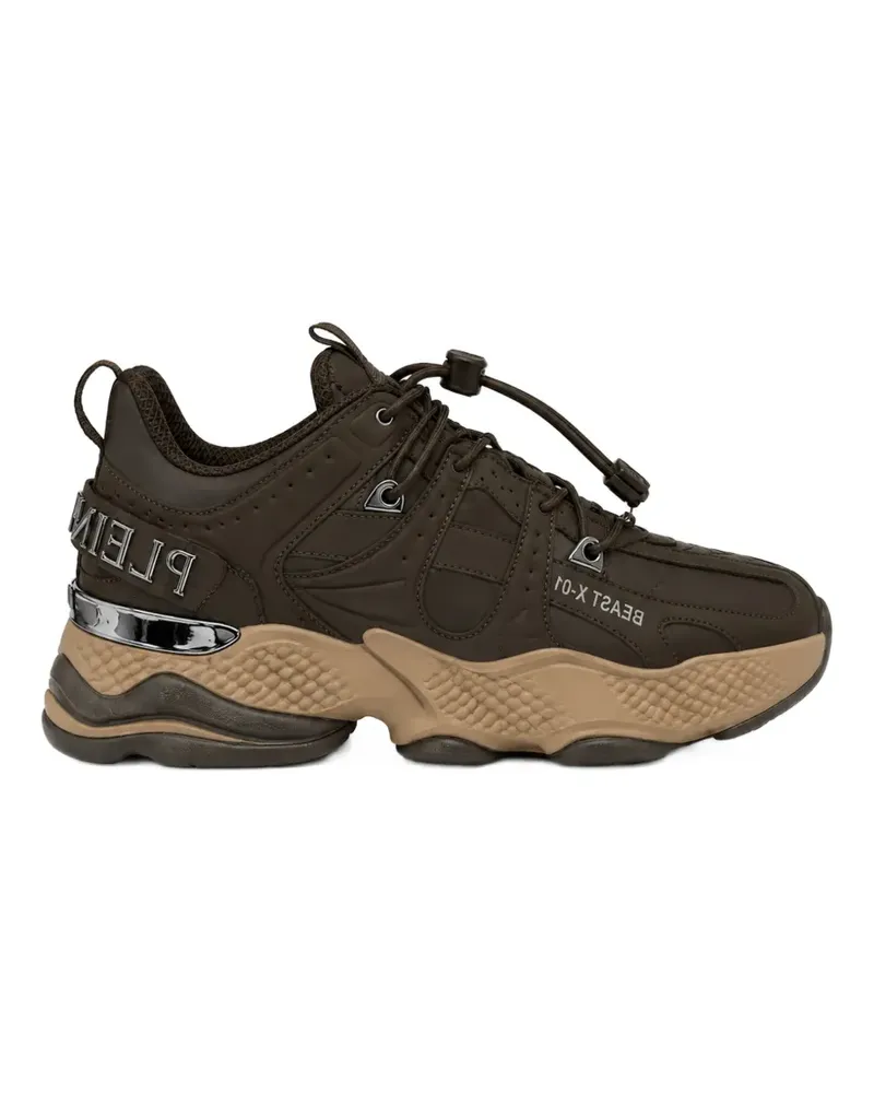 Philipp Plein Runner Beast X-01 Sneakers - Braun Braun