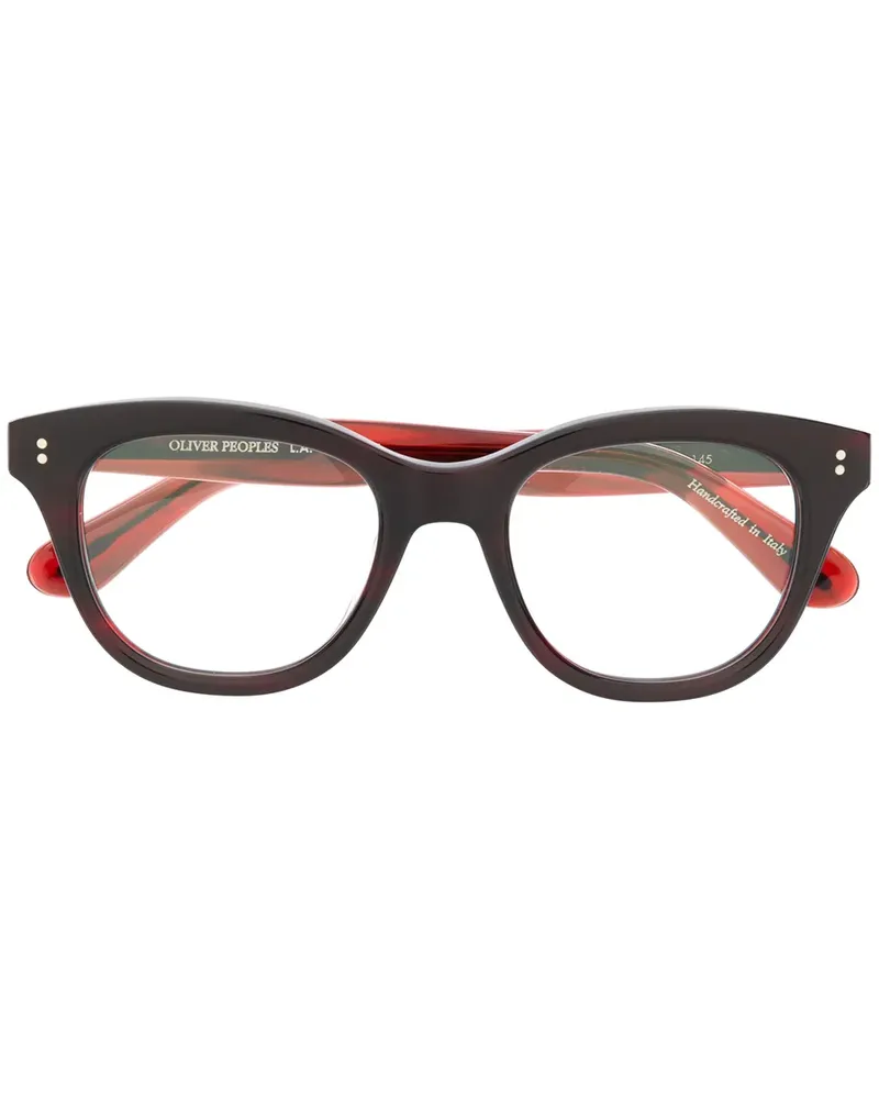 Oliver Peoples Eckige 'Netta' Brille - Rot Rot