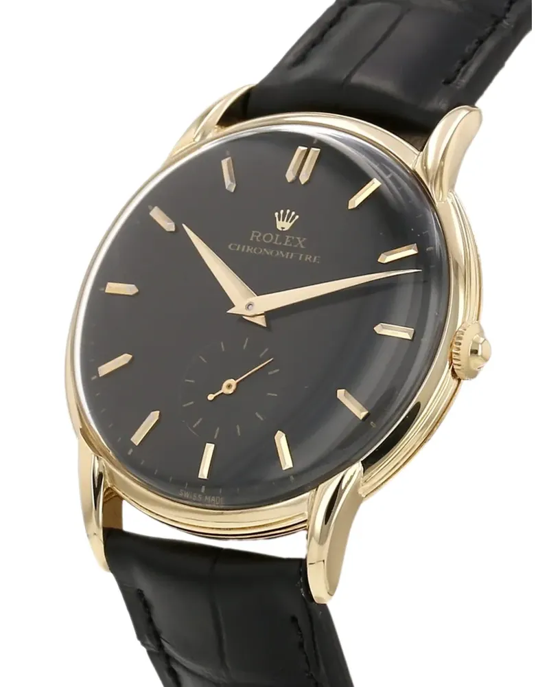 Rolex 1950 Chronometer 35mm - Schwarz Schwarz