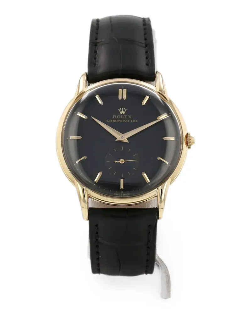 Rolex 1950 Chronometer 35mm watch - Schwarz Schwarz