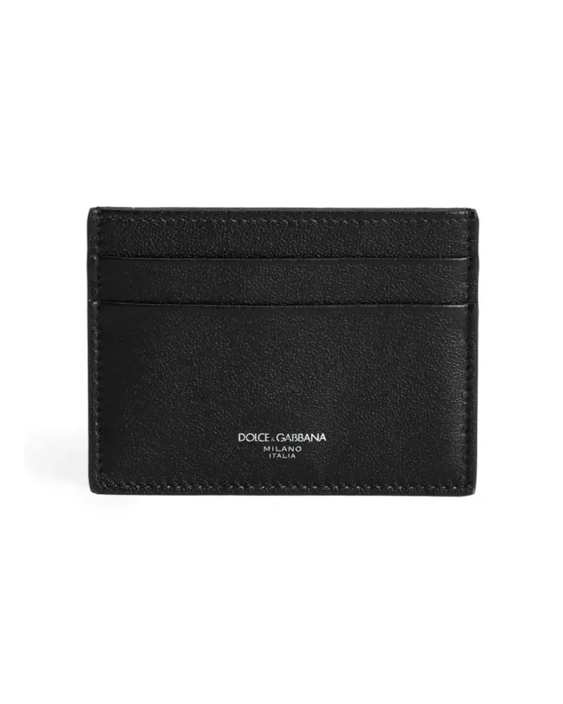 Dolce & Gabbana Kartenetui mit Logo-Print - Schwarz Schwarz
