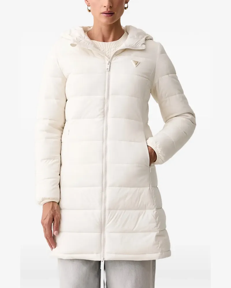 Guess hooded padded coat - Weiß Weiß