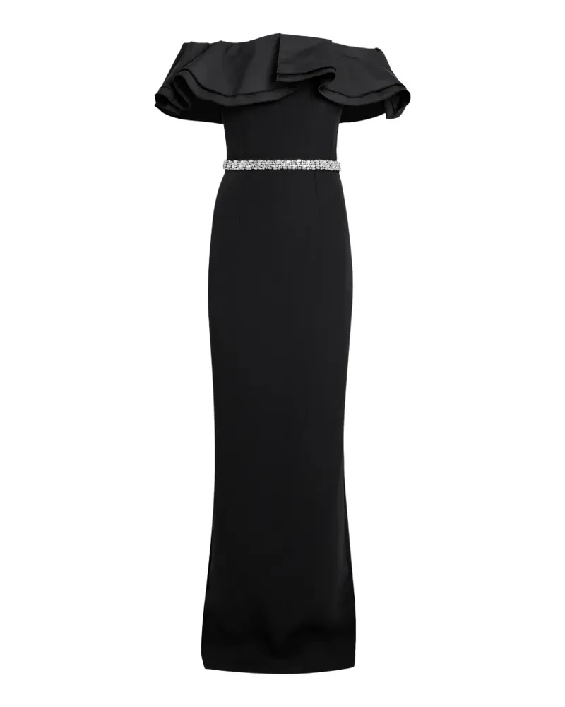 Safiyaa Ryan off-the-shoulder maxi dress - Schwarz Schwarz