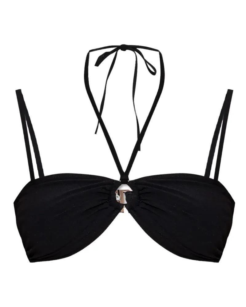 Isabel Marant Bikinioberteil mit verdrehter Front - Schwarz Schwarz