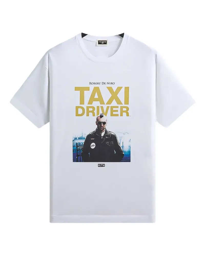 KITH Taxi Driver DVD Cover T-Shirt mit Print - Weiß Weiß