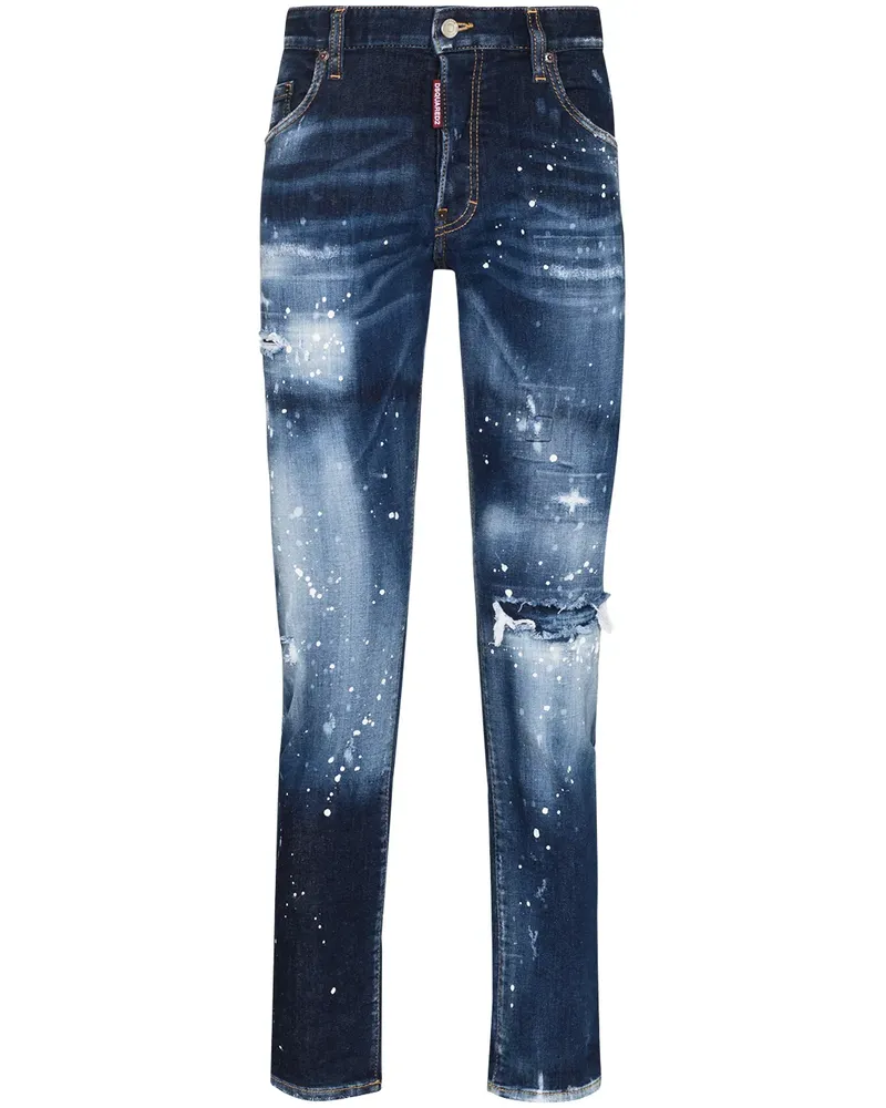Dsquared2 Skater Skinny-Jeans - Blau Blau
