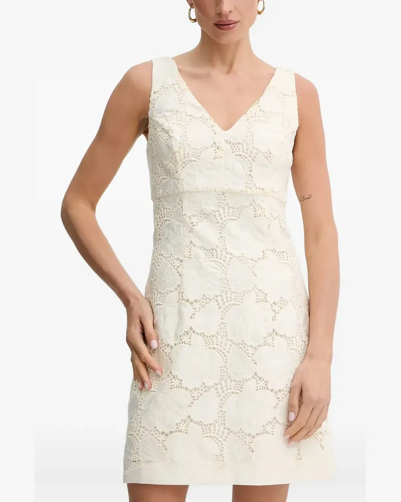 Guess Minikleid mit V-Ausschnitt - Nude Nude