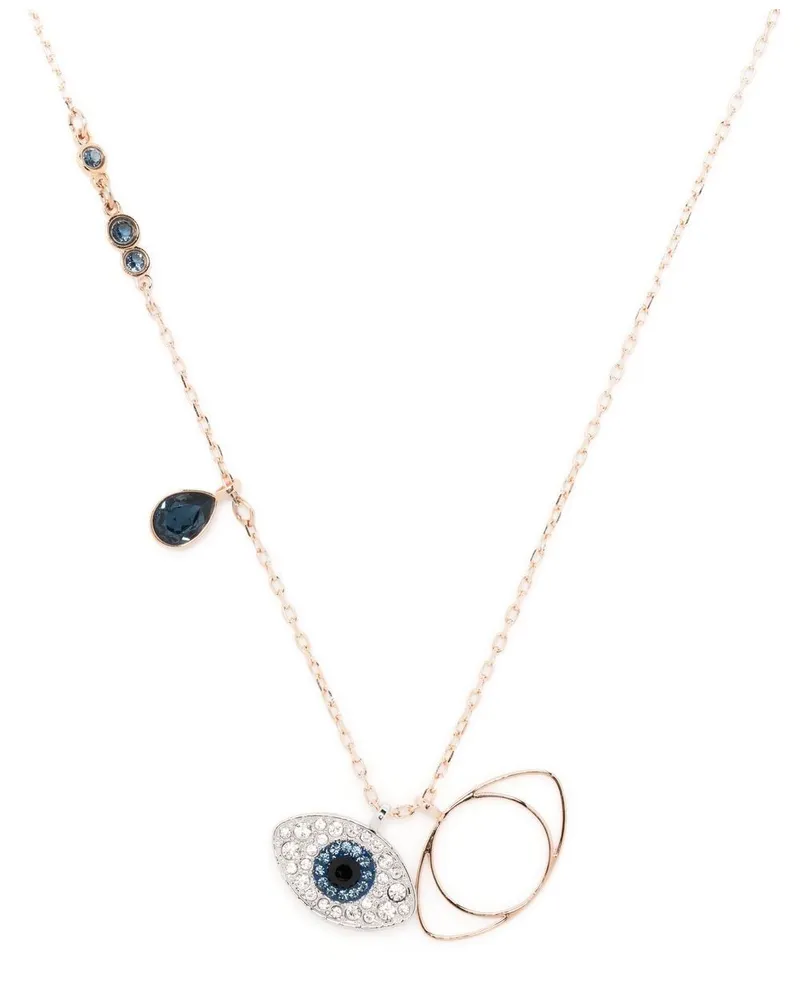 Swarovski Halskette mit Edelsteinen - Gold Gold