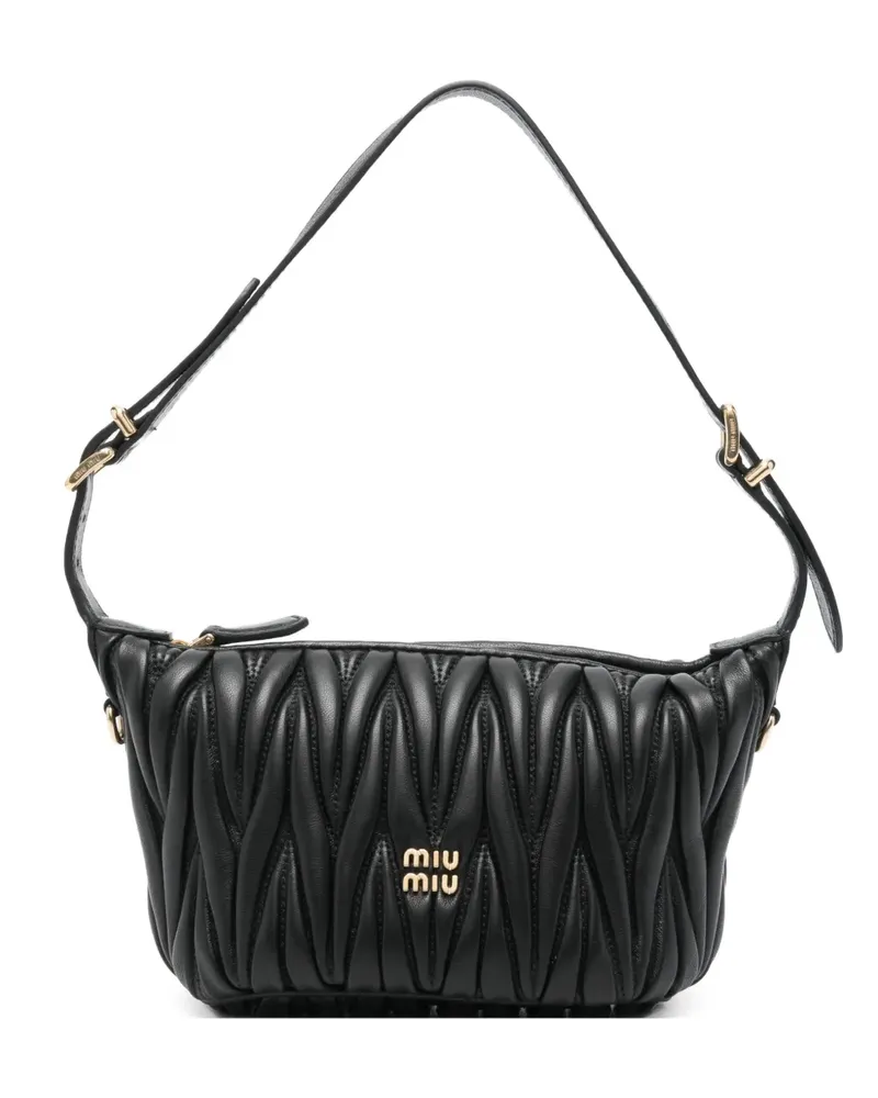 Miu Miu matelassé tote bag - Schwarz Schwarz