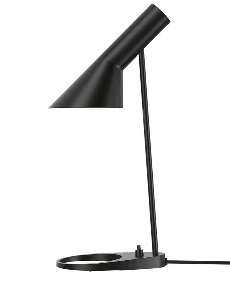 Louis Poulsen AJ Mini Tischlampe aus Stahl - Schwarz Schwarz