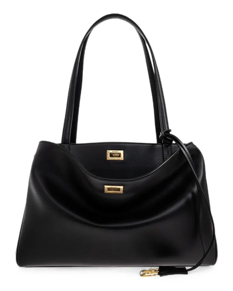 Balenciaga Kleine Rodeo Tote Bag - Schwarz Schwarz