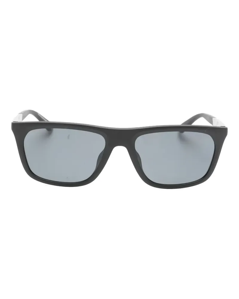 Emporio Armani rectangle-frame sunglasses - Schwarz Schwarz