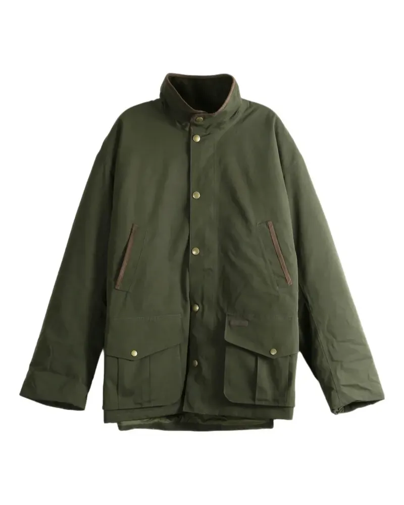 Barbour Bromfield high-neck press-stud jacket - Grün Grün