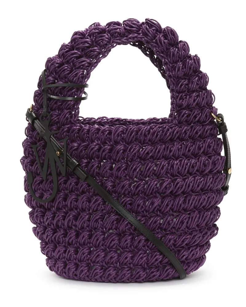 J.W.Anderson Popcorn Basket Umhängetasche - Violett Violett