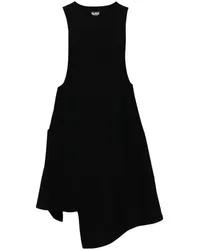 Comme des Garçons Asymmetrisches Kleid Schwarz