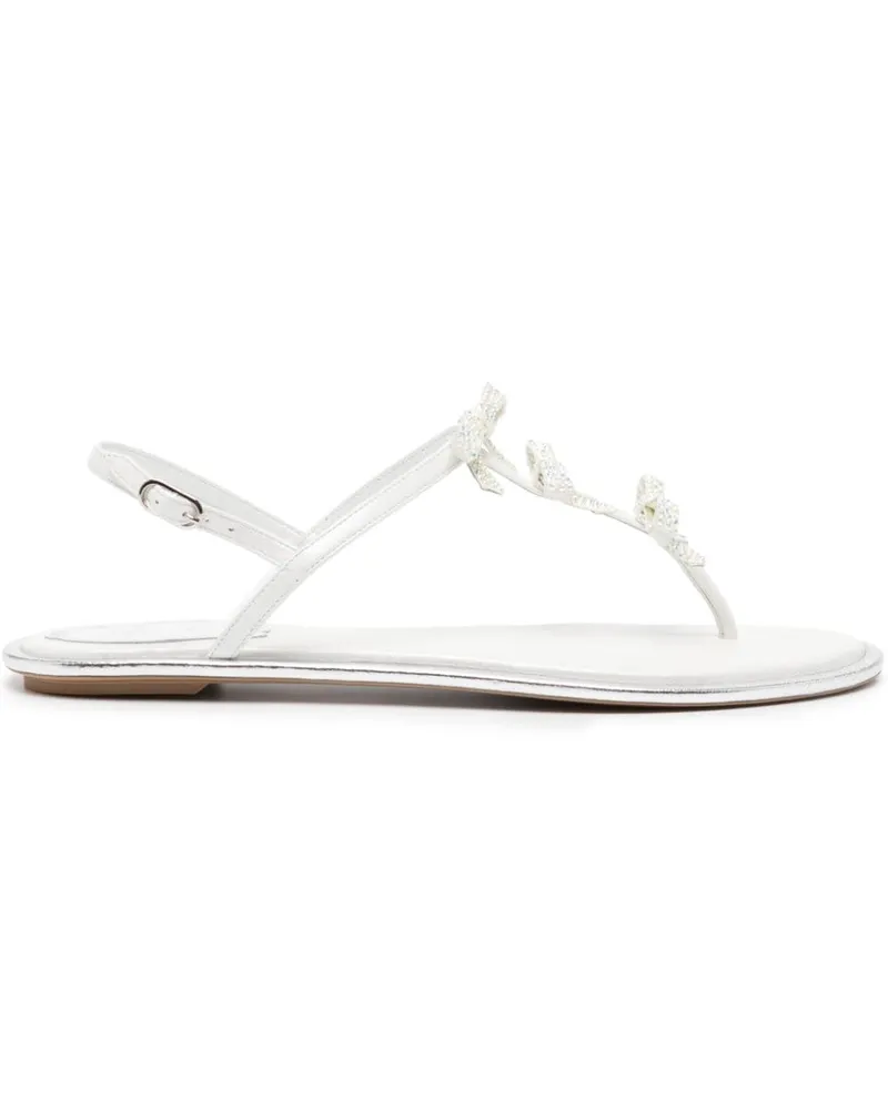 René Caovilla Caterina Sandalen 10mm - Weiß Weiß