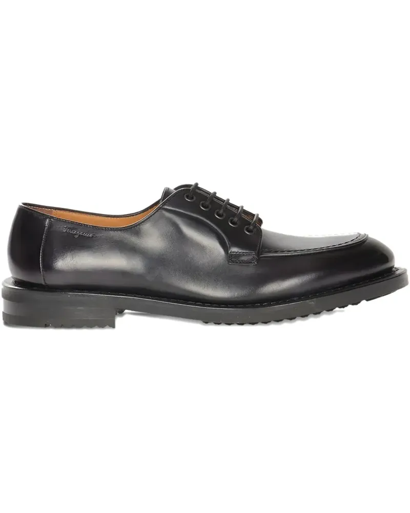 Ferragamo Klassische Derby-Schuhe - Schwarz Schwarz