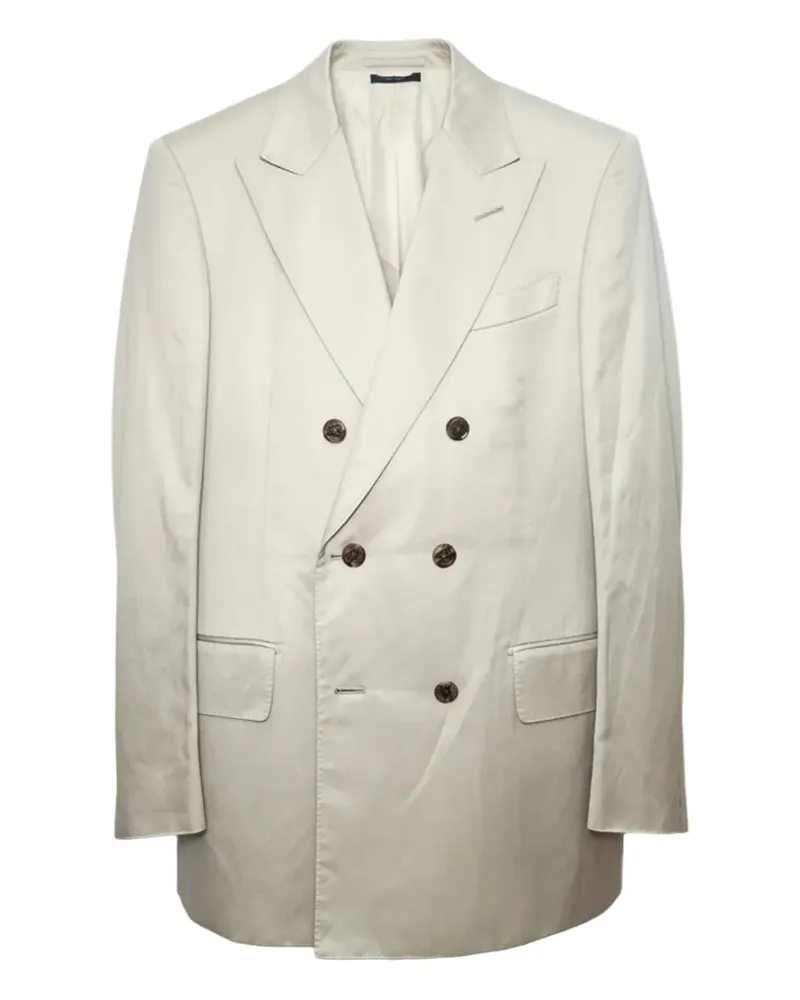 Tom Ford Doppelreihige Atticus Smoking-Jacke - Nude Nude