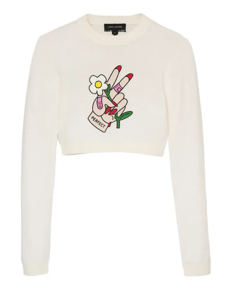 Marc Jacobs Tattoo-embroidered jumper - Weiß Weiß