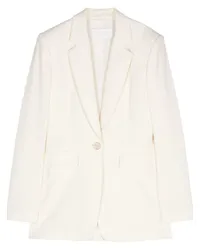 Genny Einreihiger Blazer Weiß