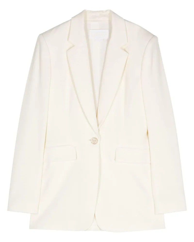 Genny Einreihiger Blazer - Weiß Weiß