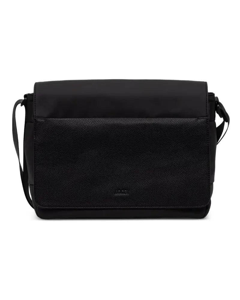 JOOP! Lanciano Nevio logo-plaque foldover messenger bag - Schwarz Schwarz