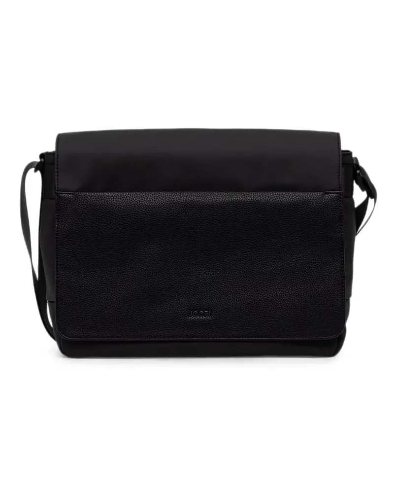 JOOP! Lanciano Nevio logo-plaque foldover messenger bag - Schwarz Schwarz