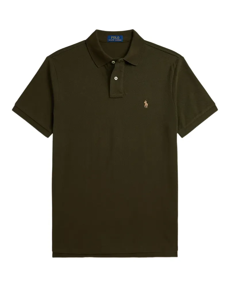 Ralph Lauren logo-embroidered piqué polo shirt - Grün Grün