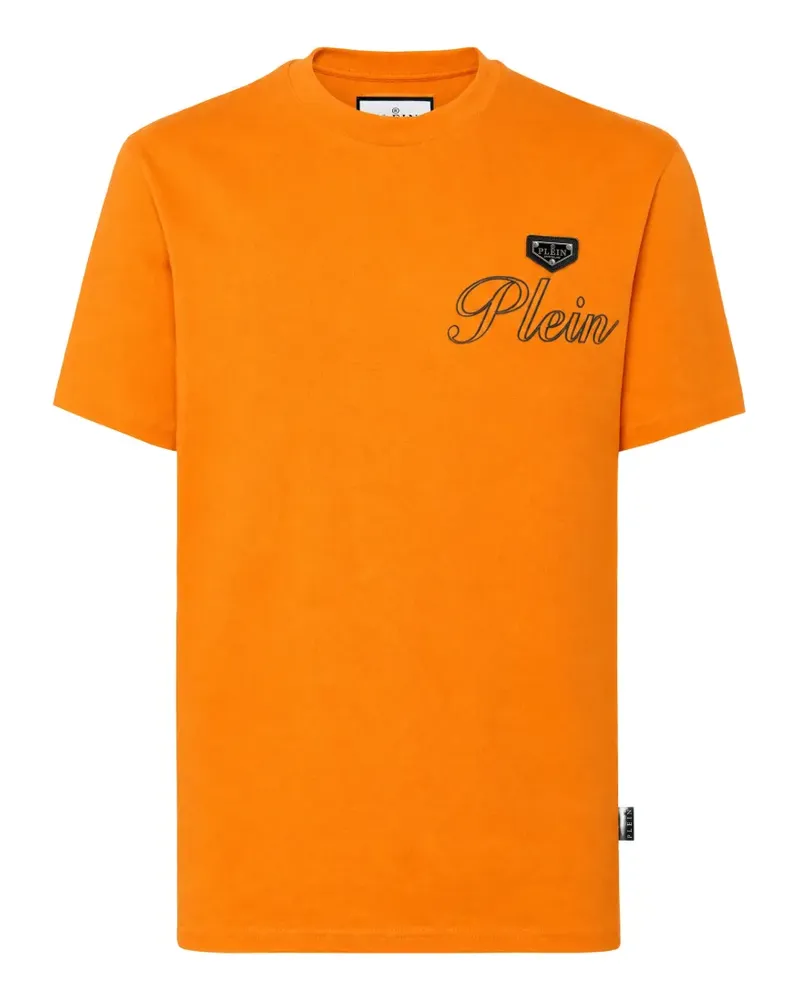 Philipp Plein T-Shirt mit Logo-Print - Orange Orange