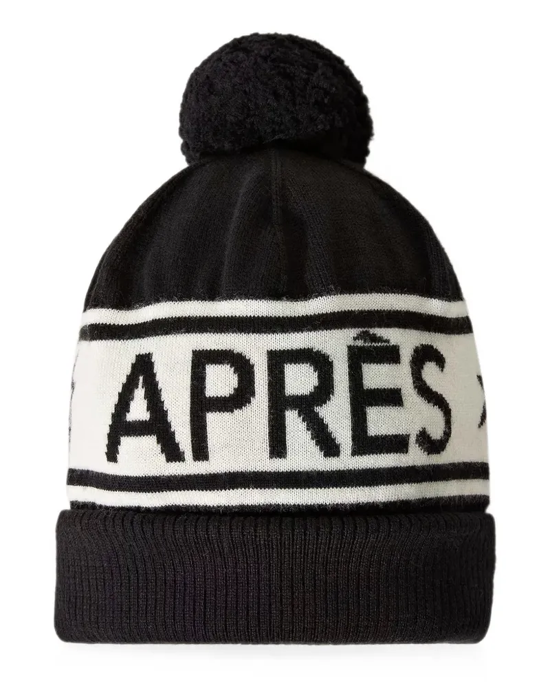 Perfect Moment Après Schild Beanie aus Wolle - Schwarz Schwarz