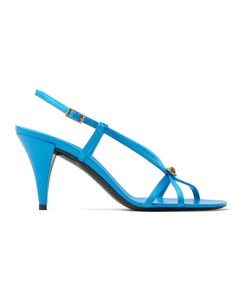 Versace Valentina satin sandals 80 mm - Blau Blau