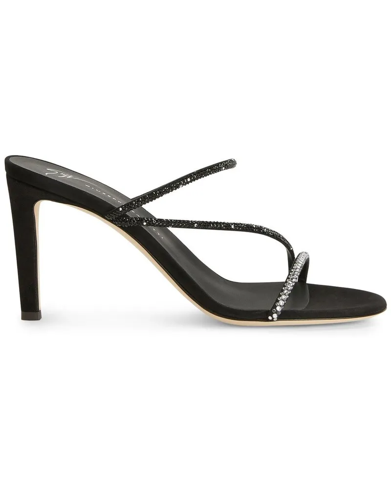 Giuseppe Zanotti Julianne Sandalen 85mm - Schwarz Schwarz