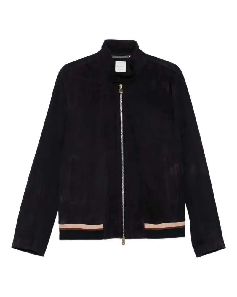 Paul Smith Wildlederjacke mit Reißverschluss - Schwarz Schwarz