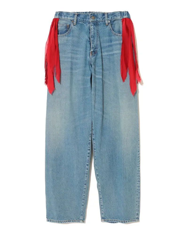 Undercover Ausgefranste Jeans - Blau Blau