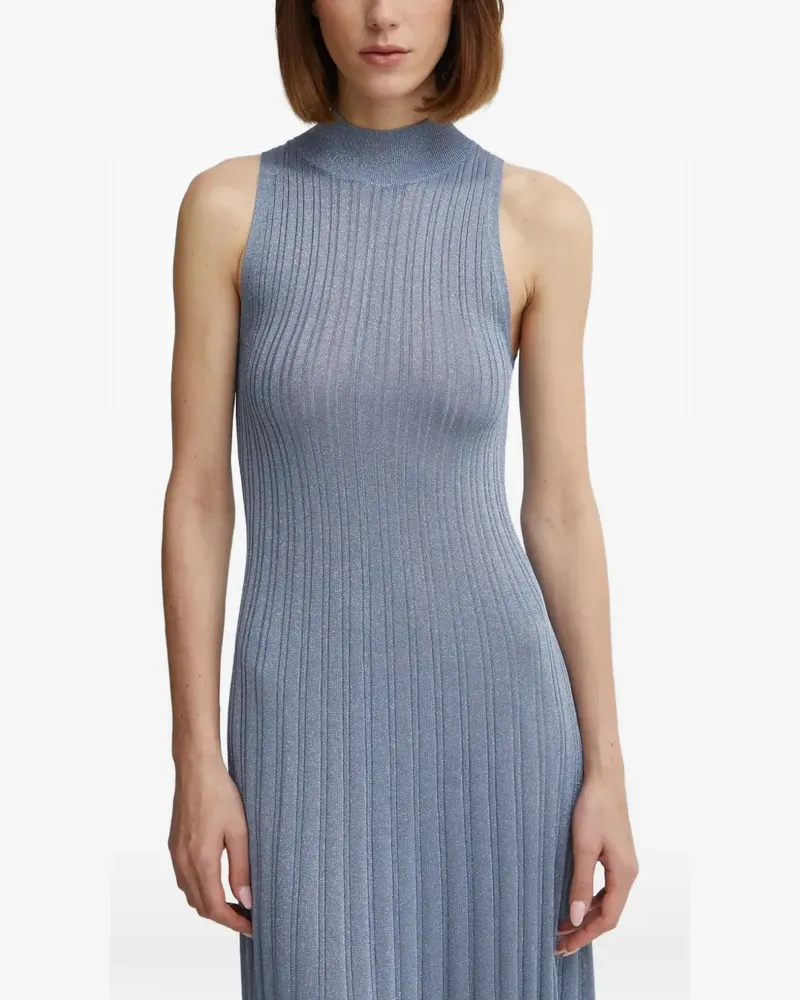 IVY & OAK Geripptes Maxikleid - Blau Blau
