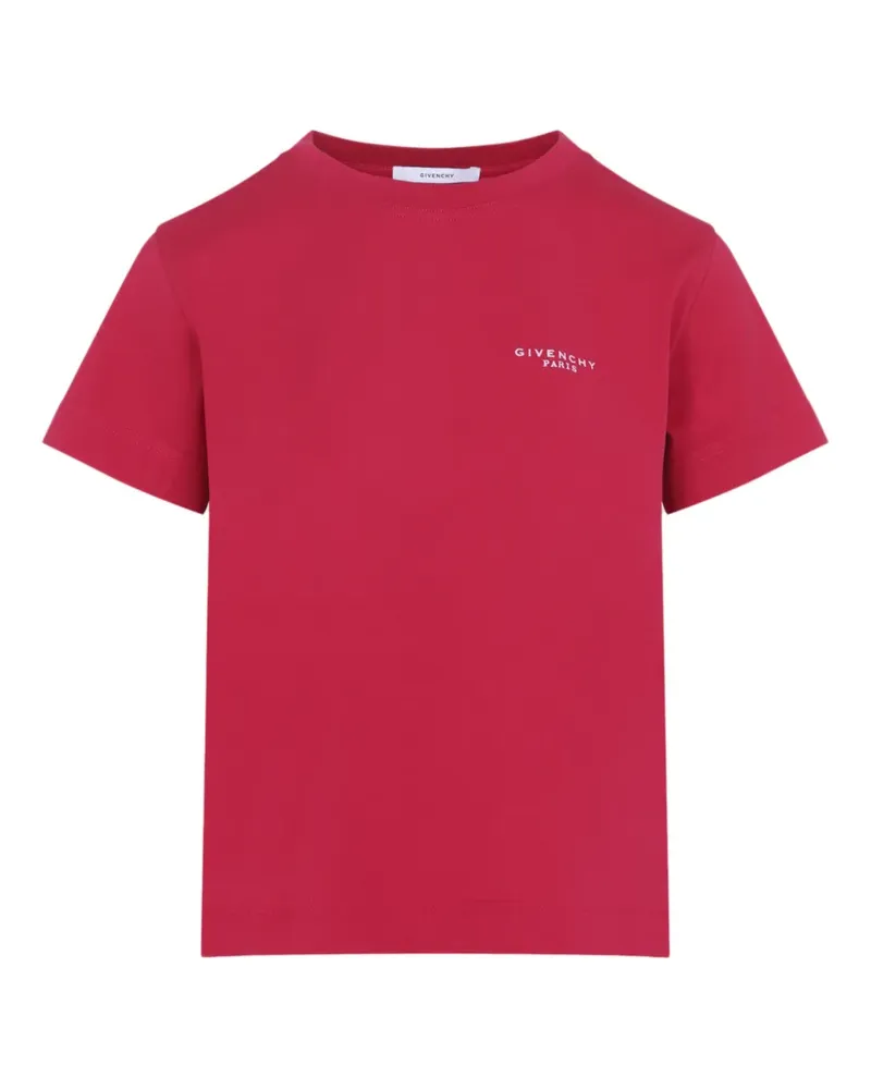 Givenchy T-Shirt mit Logo-Print - Rosa Rosa