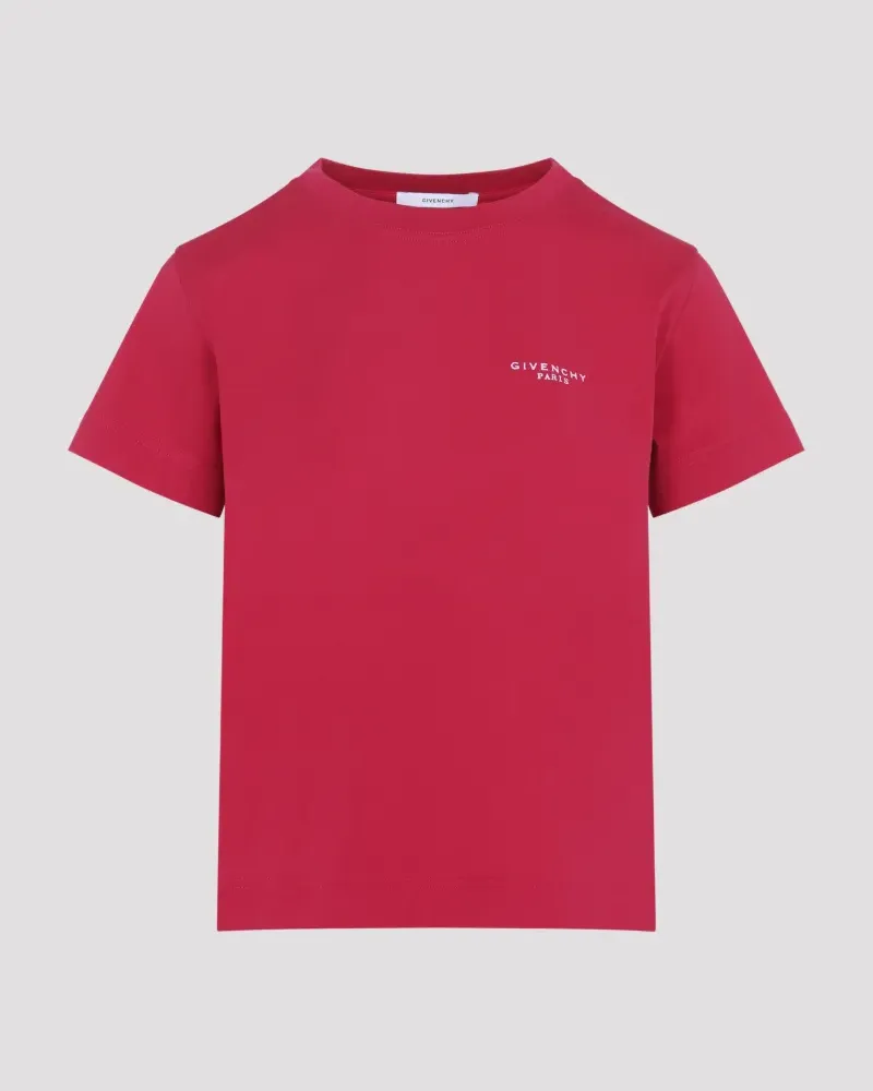 Givenchy logo-print cotton T-shirt - Rosa Rosa