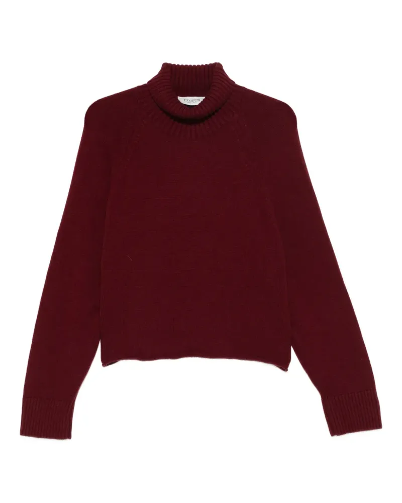Laneus turtleneck long-sleeve sweater - Rot Rot