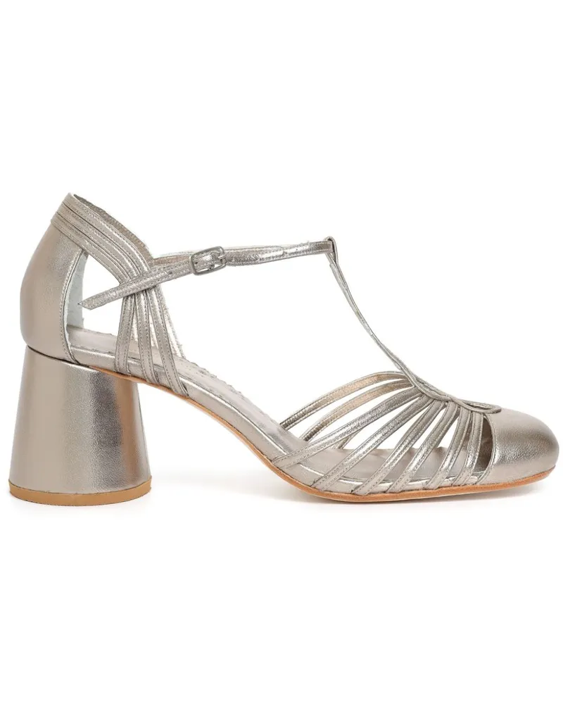 Sarah Chofakian Chamonix Metallic-Sandalen 50mm - Gold Gold