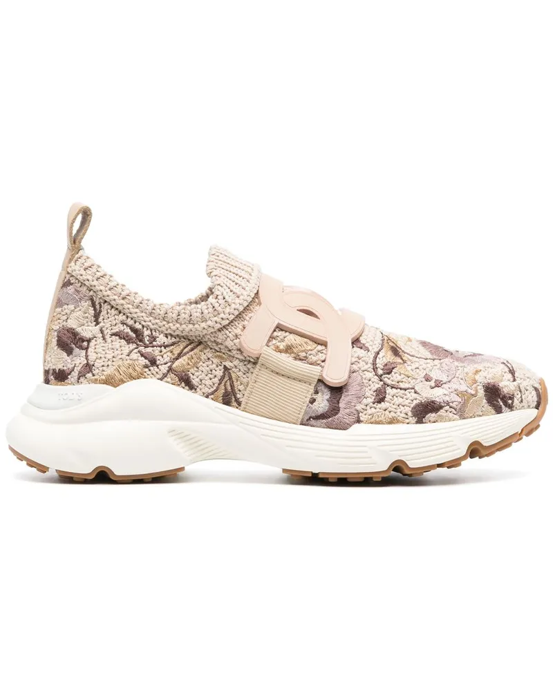 TOD'S Sneakers mit Stickerei - Nude Nude