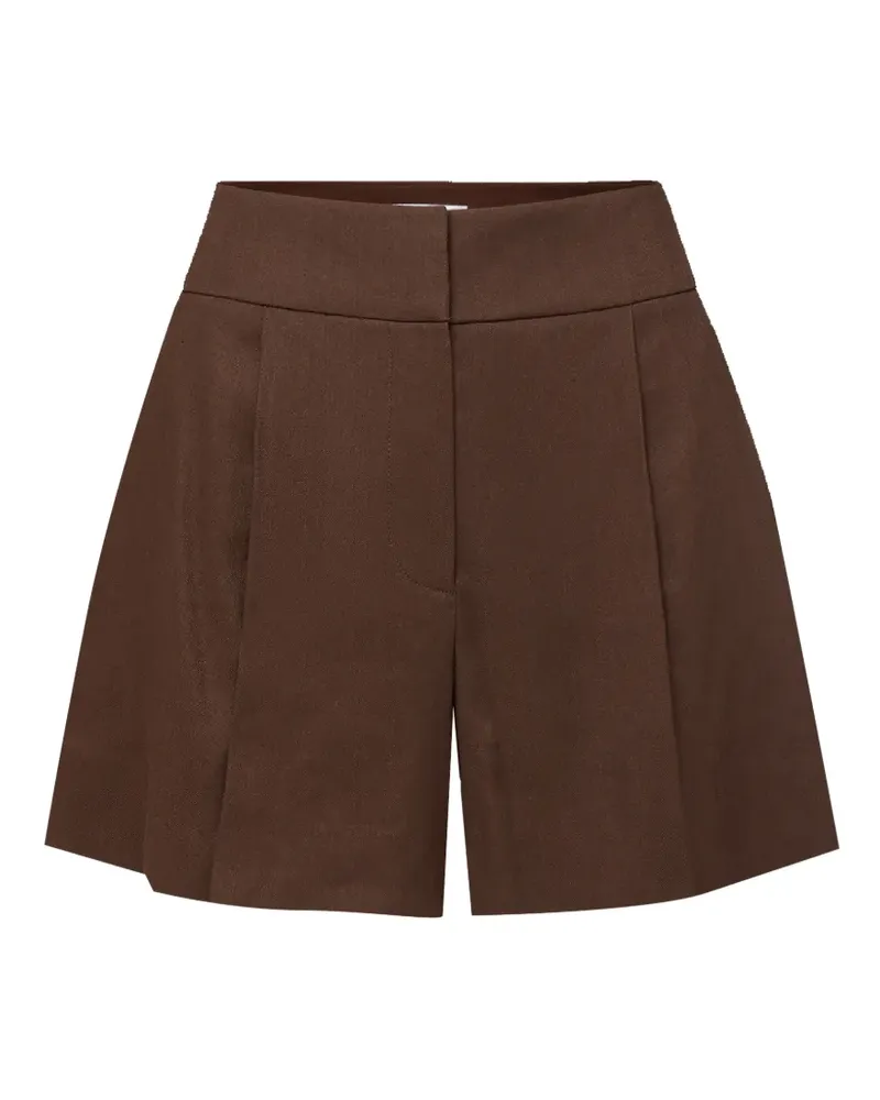 Veronica Beard Haina pleated shorts - Braun Braun